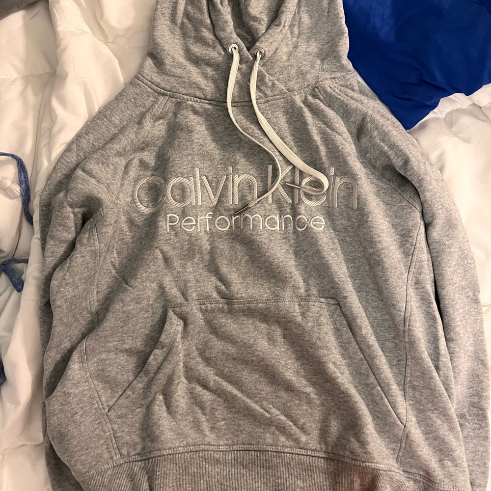 Grey Calvin Klein Hoodie
